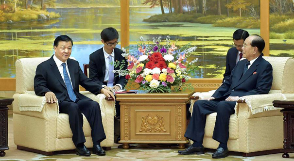 刘云山会见朝鲜最高人民会议委员长金永南