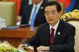 胡锦涛出席金砖国家领导人第三次会晤