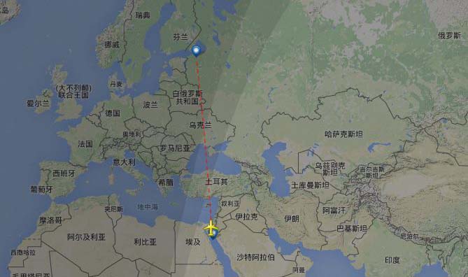 客机原计划从埃及沙姆沙伊赫飞往圣彼得堡