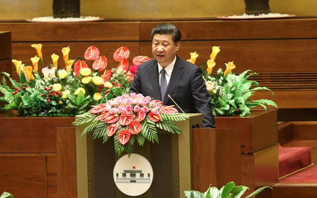 習近平在越南國會發表重要演講