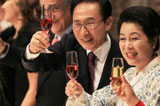 韩国总统李明博举行特别晚宴