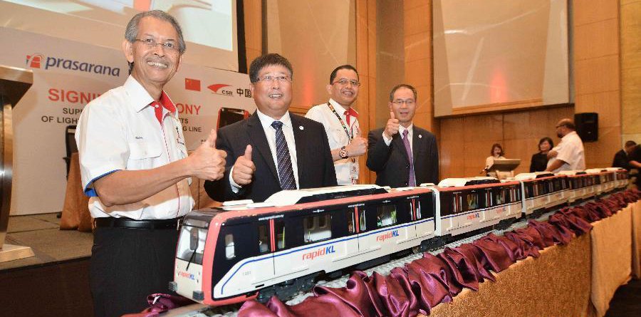 中国南车获马来西亚30列地铁车辆订单