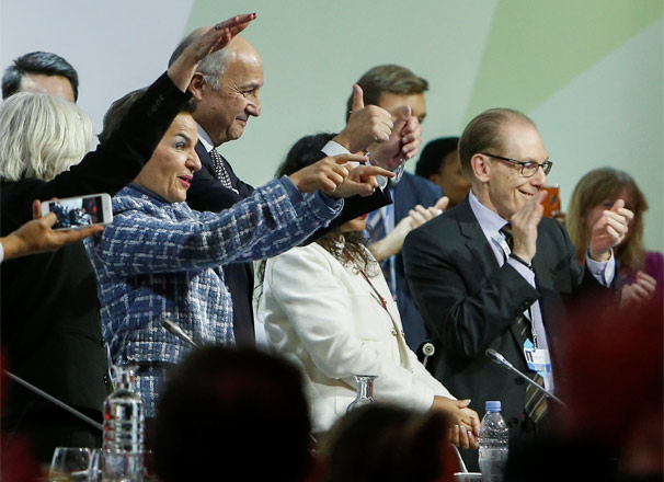 巴黎氣候變化大會通過全球氣候新協議