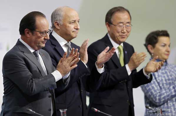 巴黎气候协议“最终案文”准备完毕