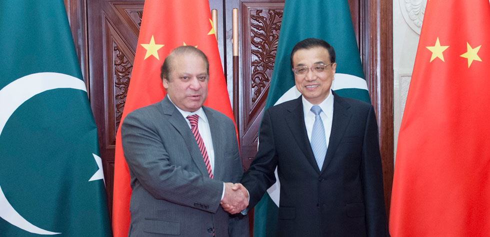 李克强会见巴基斯坦总理谢里夫