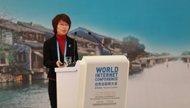 潍柴动力曹志月在“互联网+”之智能制造与转型升级议题发表主旨演讲