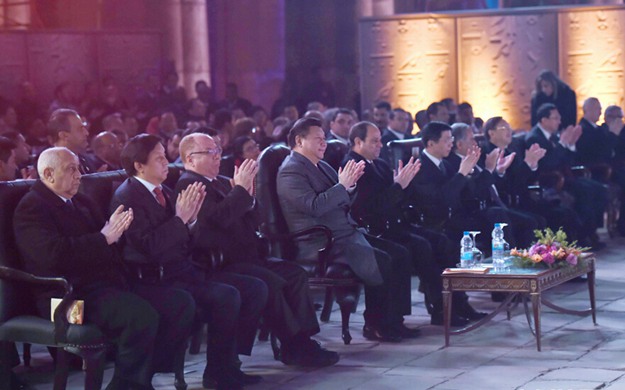 习近平和塞西出席中埃建交60周年庆祝活动