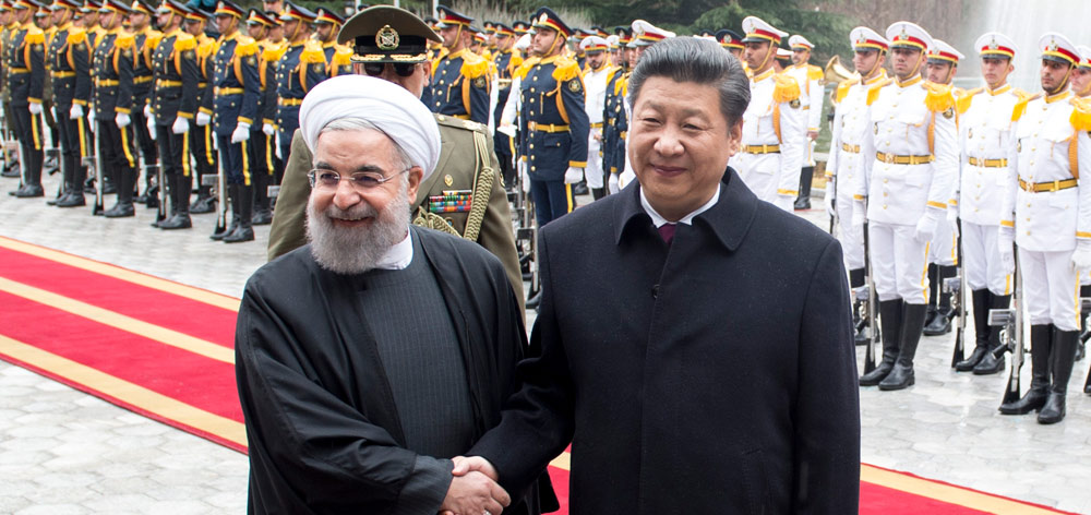 習近平同伊朗總統魯哈尼舉行會談