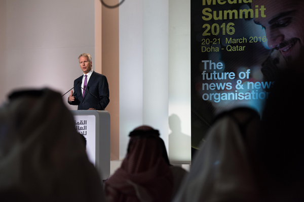 第三届世界媒体峰会在多哈开幕