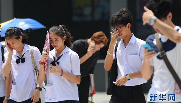 泰国遭受高温侵袭