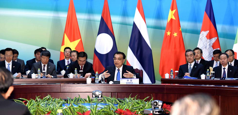 李克强主持澜沧江&mdash;&mdash;湄公河合作首次领导人会议