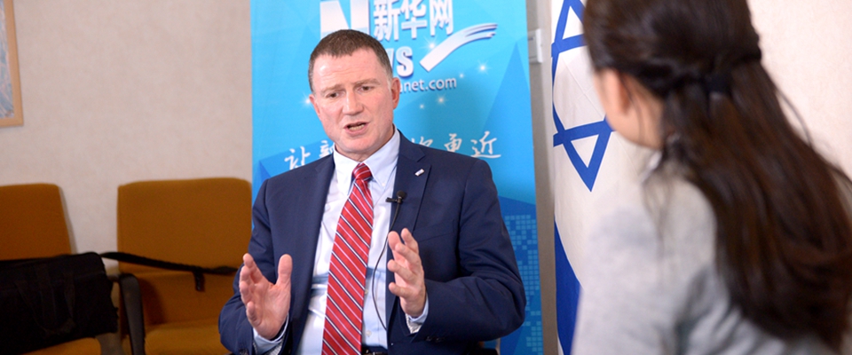 以色列议长埃德尔斯坦接受新华网专访