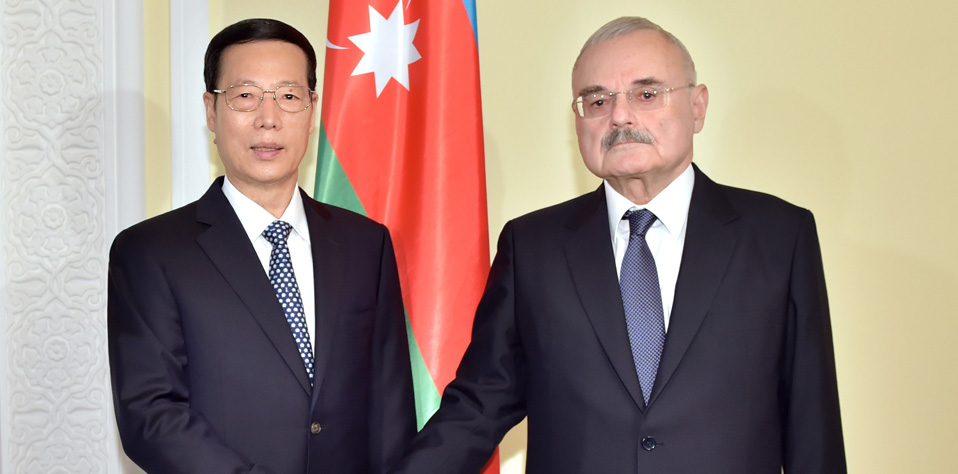 張高麗同阿塞拜疆總理拉西扎德舉行會談