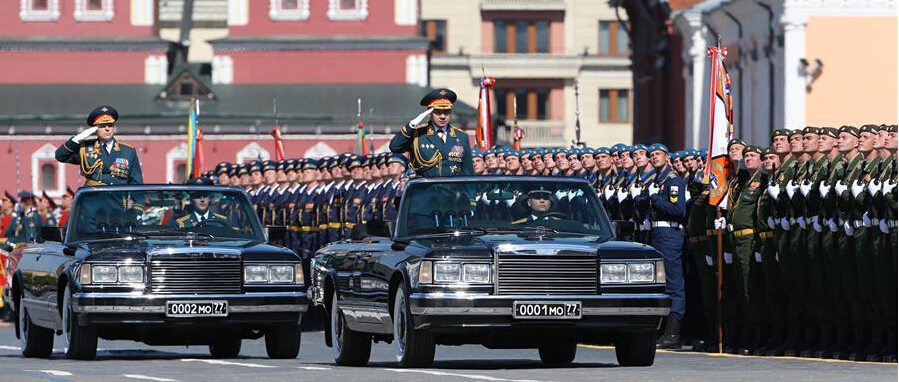 俄罗斯举行卫国战争胜利71周年阅兵式