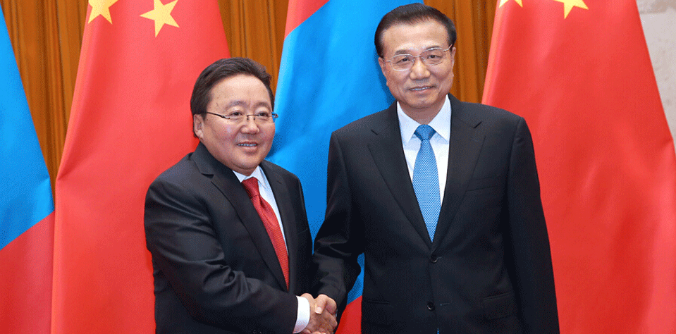 [資料]李克強會見蒙古國總統額勒貝格道爾吉