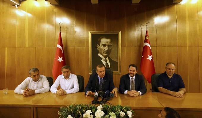 土耳其總統埃爾多安説當局將對發動政變者予以懲處