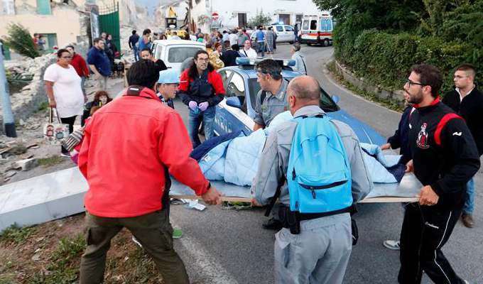 意大利中部发生地震