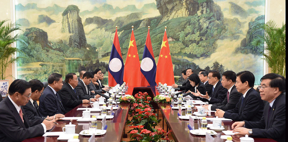 5月4日：李克强会见老挝人民革命党中央总书记、国家主席本扬