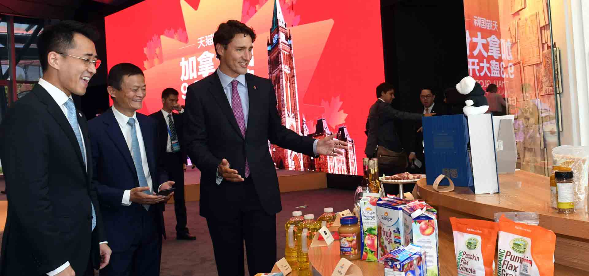 加拿大總理特魯多天貓“賣”特産