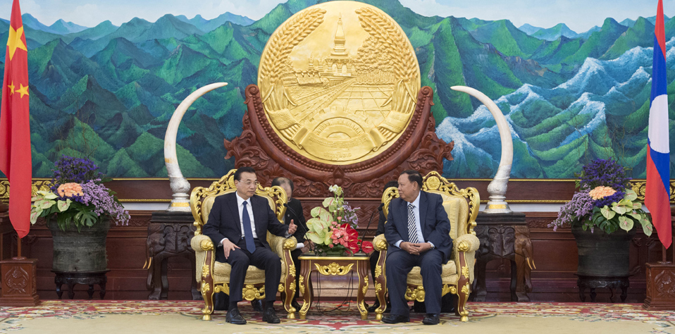 李克强会见老挝人民革命党中央总书记、国家主席本扬