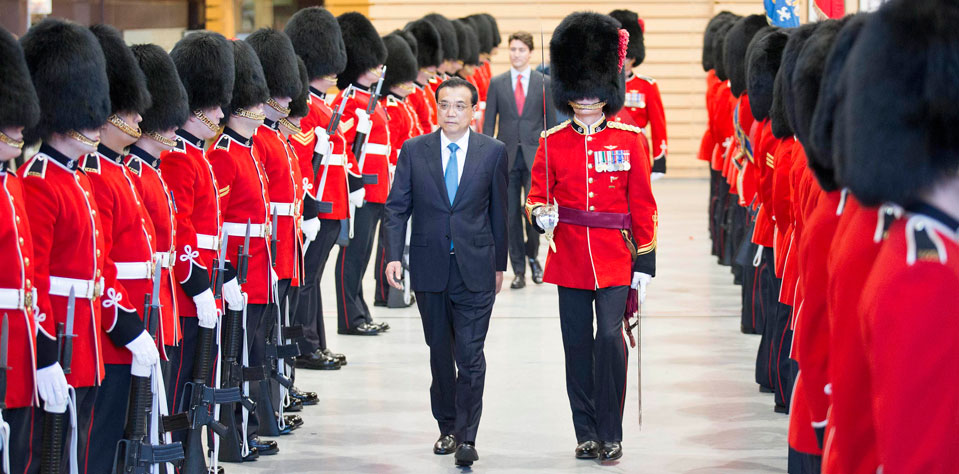 李克强同加拿大总理特鲁多举行会谈