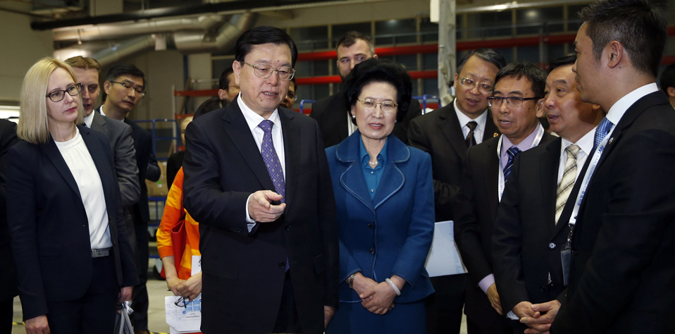 张德江对芬兰进行正式友好访问