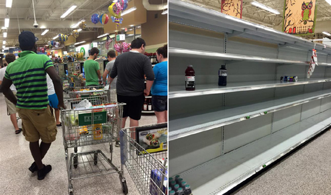 飓风逼近!佛罗里达民众提前准备