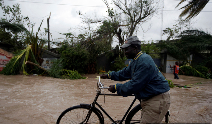 4級颶風“馬修”給海地帶來災難性暴雨