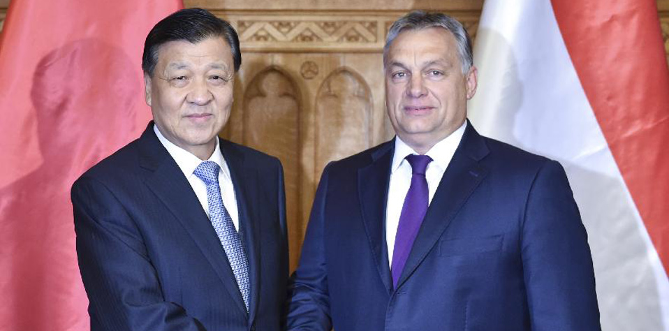 刘云山对匈牙利进行正式友好访问