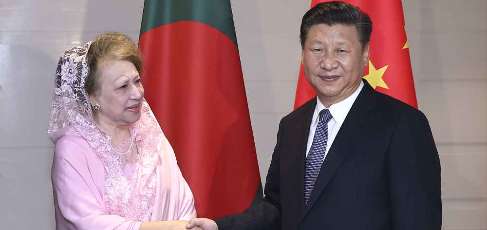 習近平會見孟加拉國民族主義黨主席卡莉達·齊亞
