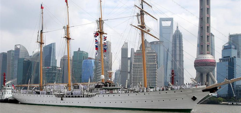 智利军舰访问上海