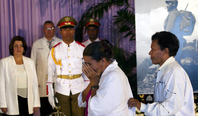 古巴为菲德尔·卡斯特罗举行隆重悼念活动
