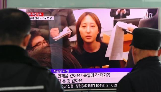 韩国总统亲信崔顺实之女接受采访（组图）