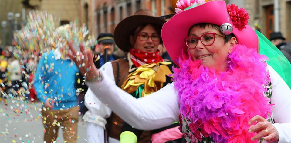 比利时马尔梅迪狂欢节开幕