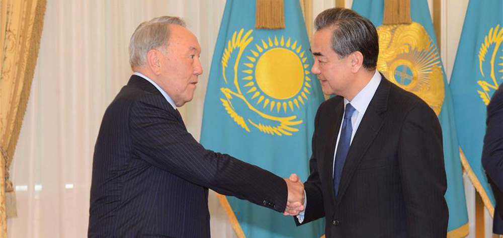 资料：哈萨克斯坦总统纳扎尔巴耶夫会见王毅