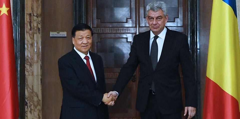 刘云山会见罗马尼亚总理图多塞