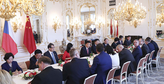 刘云山对捷克进行正式友好访问