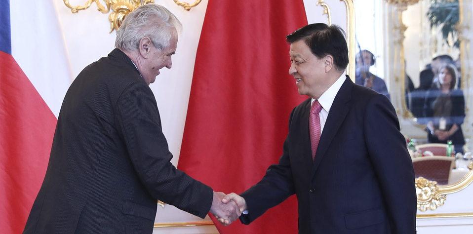 刘云山对捷克进行正式友好访问