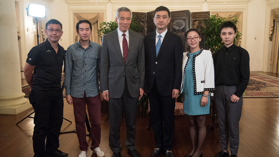新華網專訪新加坡總理李顯龍