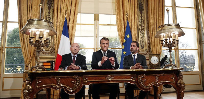 马克龙签署新反恐法案 法国即将走出紧急状态