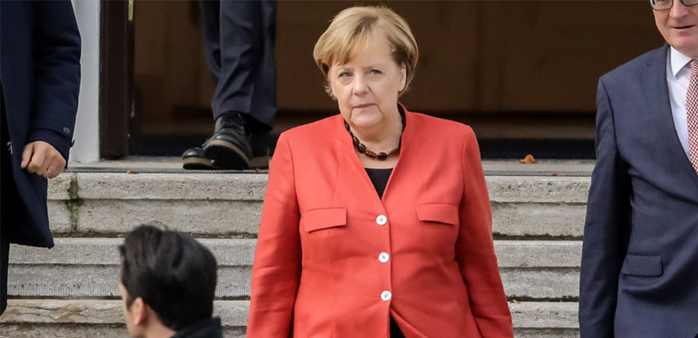 德国总理默克尔赴总统府通告组阁失败