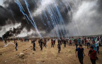 巴以冲突致千余名巴勒斯坦人受伤