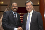 李從軍會見聯合國副秘書長兼艾滋病規劃署執行主任西迪貝
