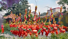 河北隆尧：学习招子鼓 充实暑假生活