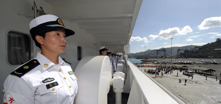 中國海軍和平方舟醫院船時隔4年再抵巴新
