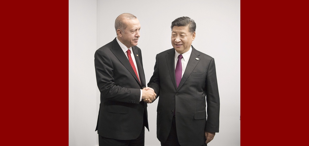 習近平會見土耳其總統埃爾多安