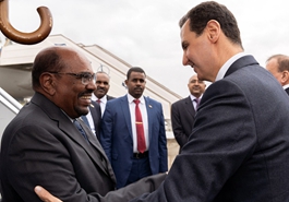 蘇丹總統訪問敘利亞