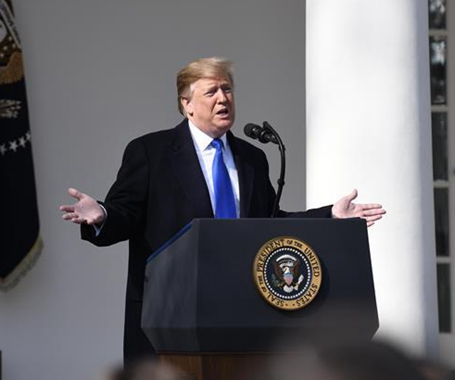 特朗普宣布美南部边境出现"国家紧急状态"