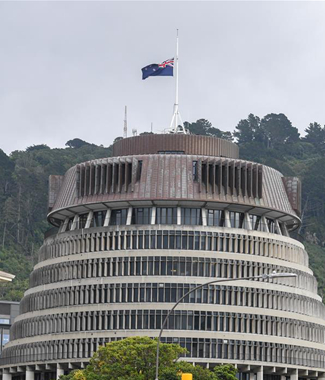 新西兰议会降半旗 哀悼遇难者
