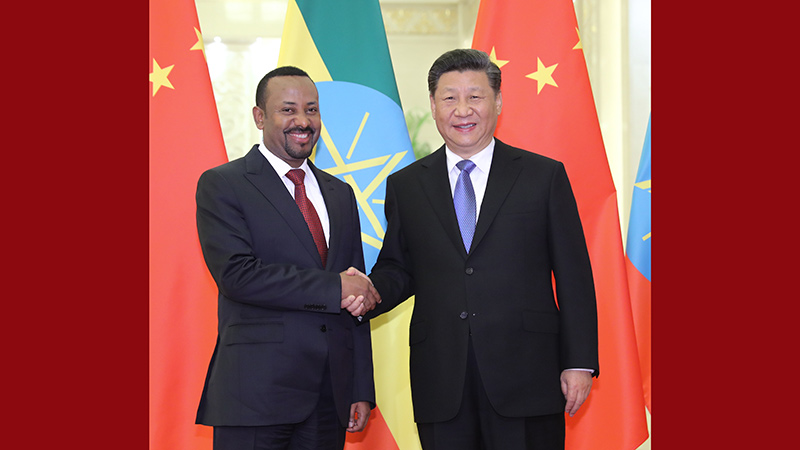 習近平會見埃塞俄比亞總理阿比